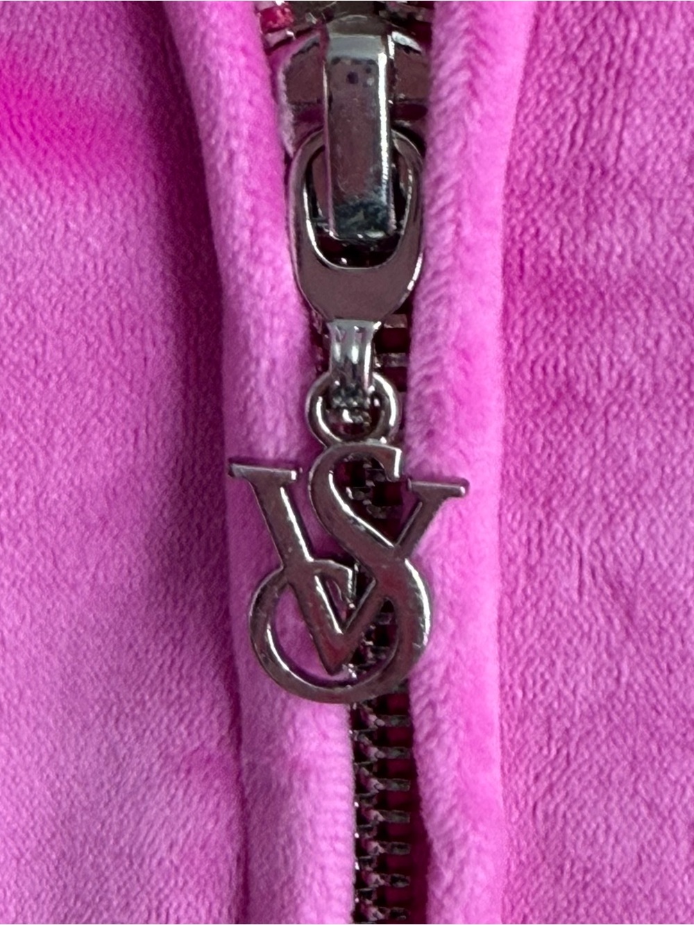 Victoria's Secret Hot Pink Y2k 90s Hoodie Jacket - Picture 6 of 12